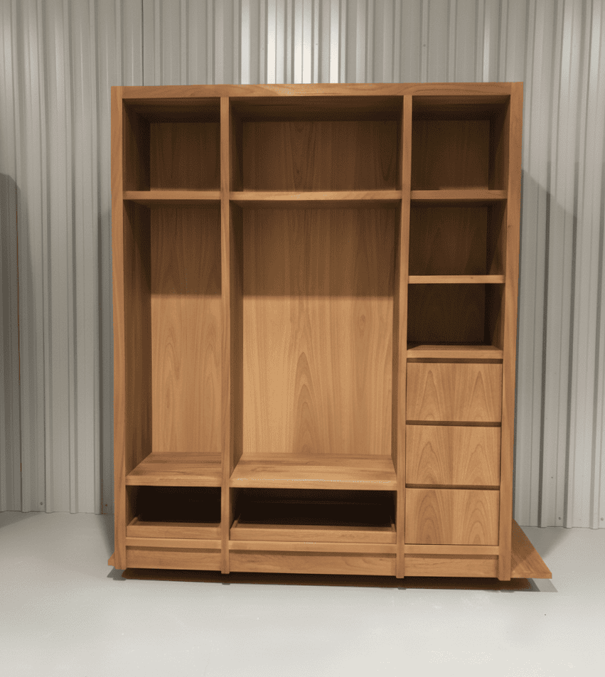 Fitted Wardrobes in workshop