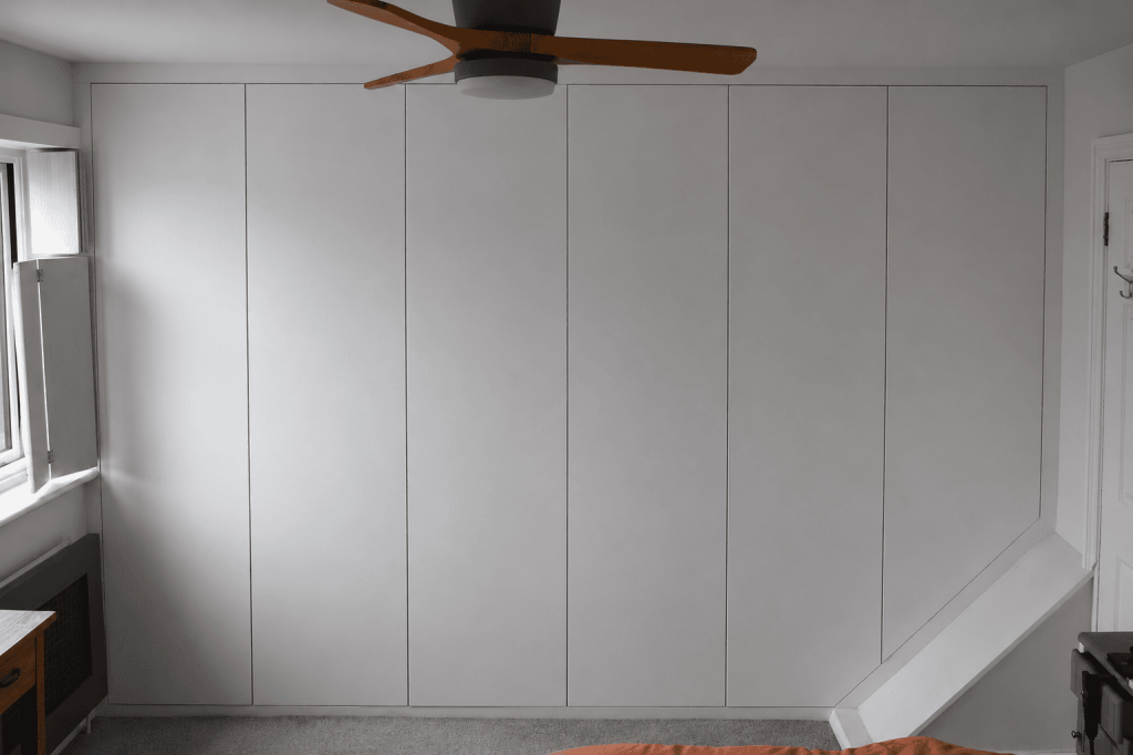 Modern fitted wardrobes installed in Falmouth